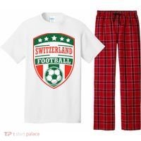 Switzerland Football Crest Soccer Ball Badge Shield Pajama Set thumb 0