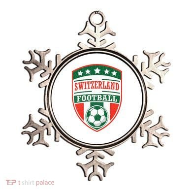 Switzerland Football Crest Soccer Ball Badge Shield Ornament