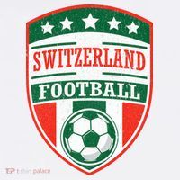 Switzerland Football Crest Soccer Ball Badge Shield Baby Bodysuit thumb 2