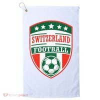Switzerland Football Crest Soccer Ball Badge Shield Golf Towel thumb 0
