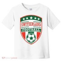 Switzerland Football Crest Soccer Ball Badge Shield Toddler T-Shirt thumb 0