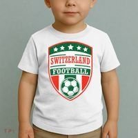 Switzerland Football Crest Soccer Ball Badge Shield Toddler T-Shirt thumb 2