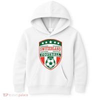 Switzerland Football Crest Soccer Ball Badge Shield Kids Hoodie thumb 0