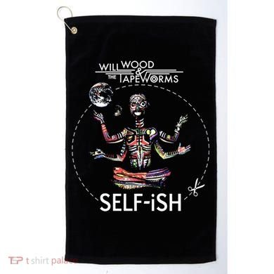Selffish Funny Design Witty And Playful Humor Golf Towel