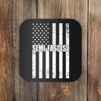 Semi Fascist Distressed USA American Flag Coaster thumb 0
