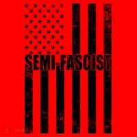 Semi Fascist Distressed USA American Flag Santa Hat thumb 1