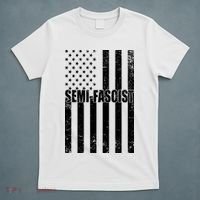 Semi Fascist Distressed USA American Flag T-Shirt thumb 5