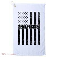 Semi Fascist Distressed USA American Flag Golf Towel thumb 0