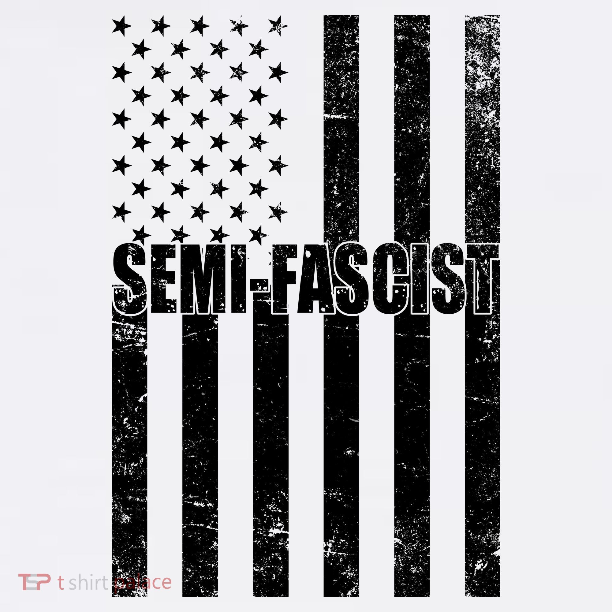 Semi Fascist Distressed USA American Flag Visor