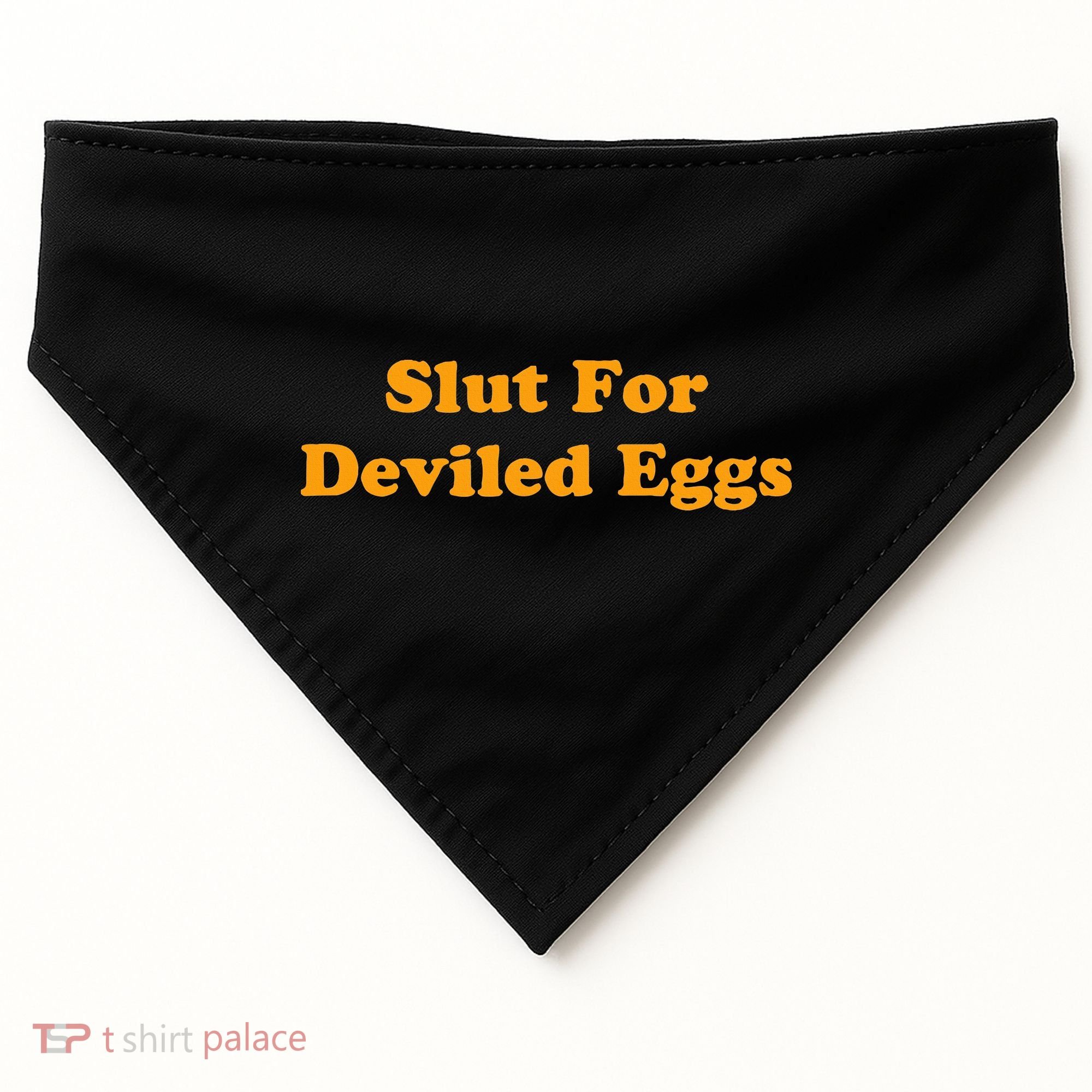 Slut For Deviled Eggs Funny Gag Gift USA-Made Doggie Bandana