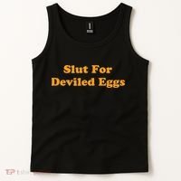 Slut For Deviled Eggs Funny Gag Gift Tank Top thumb 2