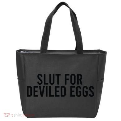 Slut For Deviled Eggs Tote Bag