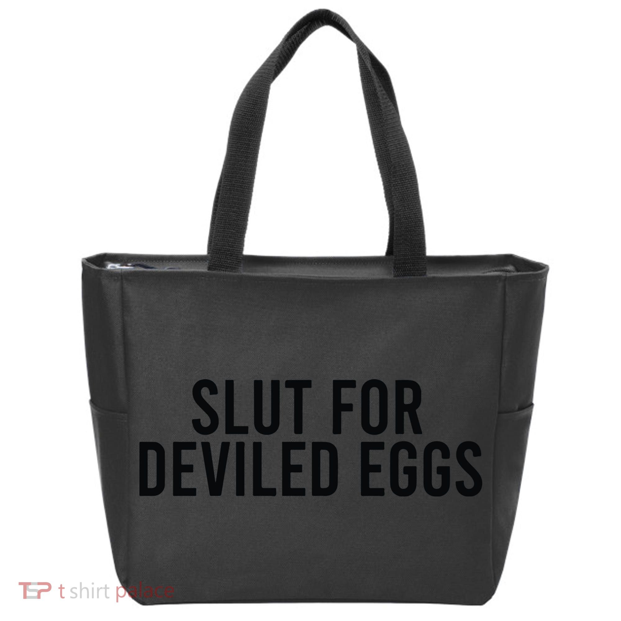 Slut For Deviled Eggs Tote Bag