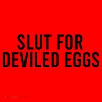 Slut For Deviled Eggs Santa Hat thumb 1