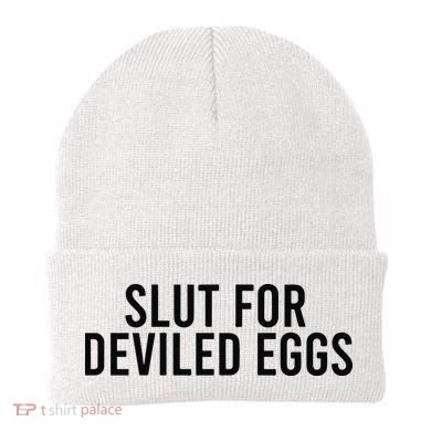 Slut For Deviled Eggs Beanie