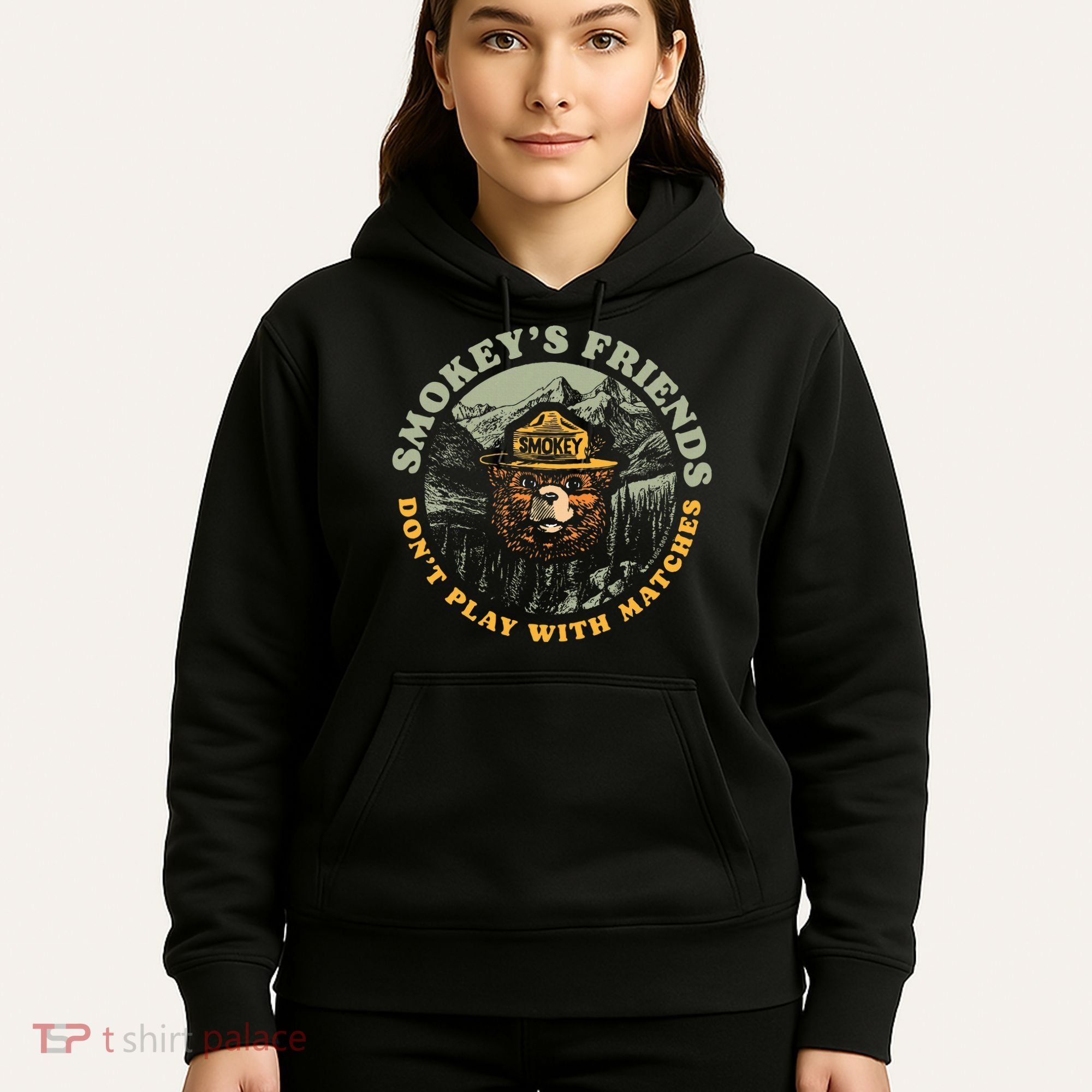 Smokeys Friends Dont Play With Matches Hoodie