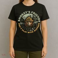 Smokeys Friends Dont Play With Matches T-Shirt thumb 4