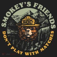Smokeys Friends Dont Play With Matches Beanie thumb 2