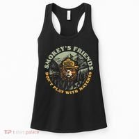 Smokeys Friends Dont Play With Matches Women's Tank Top thumb 0