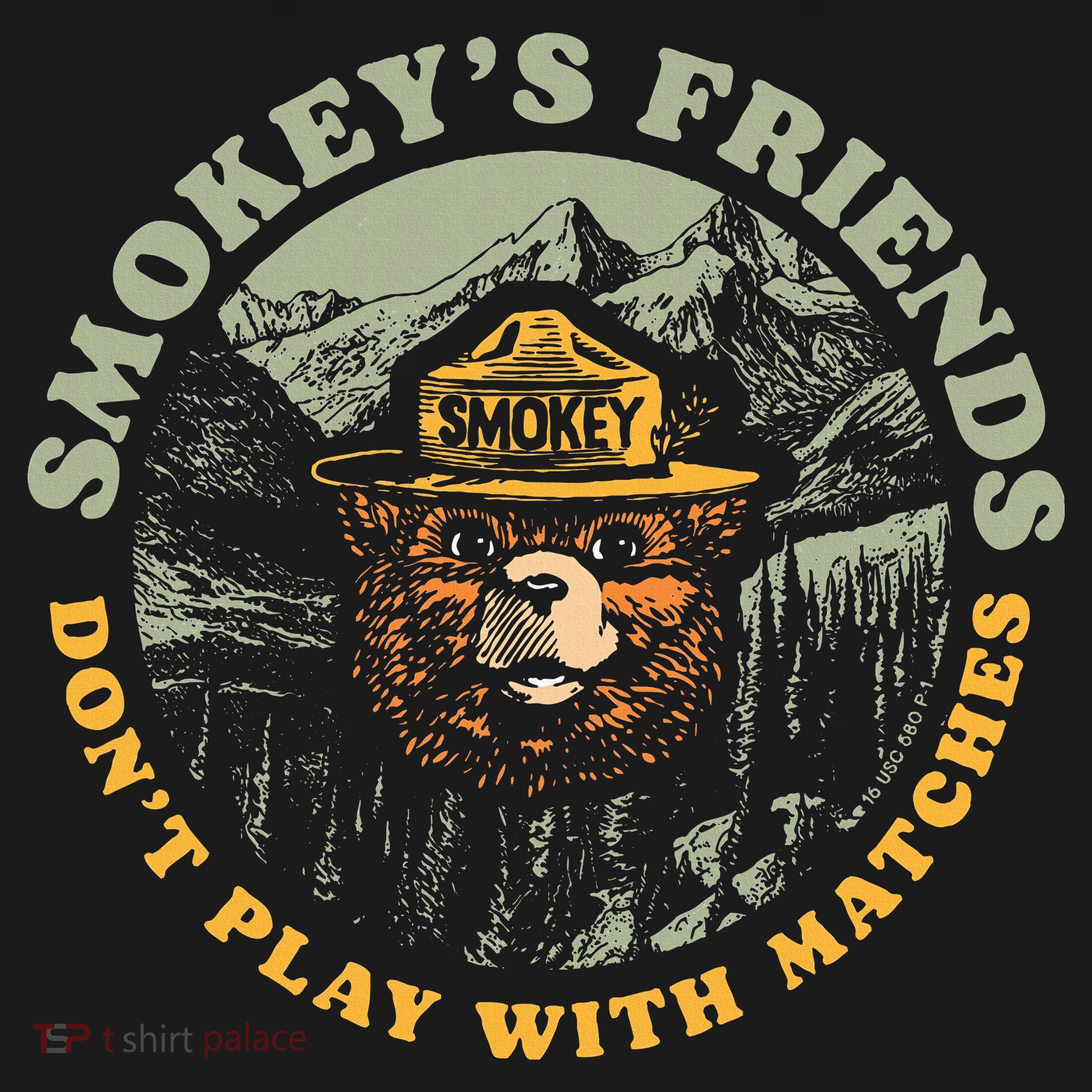 Smokeys Friends Dont Play With Matches Toddler Hoodie