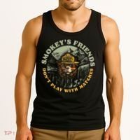 Smokeys Friends Dont Play With Matches Tank Top thumb 3
