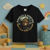 Smokeys Friends Dont Play With Matches Toddler T-Shirt thumb 3