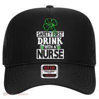 Safety First Drink With A Nurse Shenanigan Clover Irishman Hat thumb 0