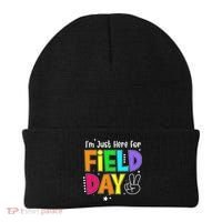 School Field Day Teacher I'm Just Here For Field Day Beanie thumb 0