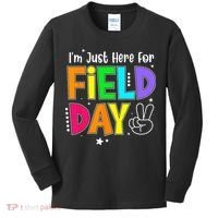 School Field Day Teacher I'm Just Here For Field Day Kids Long Sleeve Shirt thumb 0