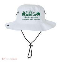 Smokey's Friends Don't Play With Matches Funny Saying Bucket Hat thumb 0