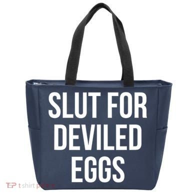 Slut For Deviled Eggs Funny Tote Bag