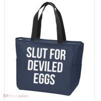 Slut For Deviled Eggs Funny Tote Bag thumb 3