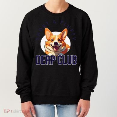 Short & Fluffy Derp Club For Corgis Women's Sweatshirt