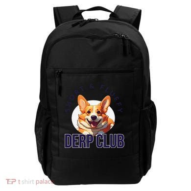Short & Fluffy Derp Club For Corgis Backpack