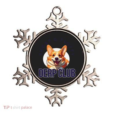 Short & Fluffy Derp Club For Corgis Ornament