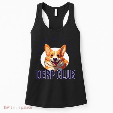 Short & Fluffy Derp Club For Corgis Women's Tank Top