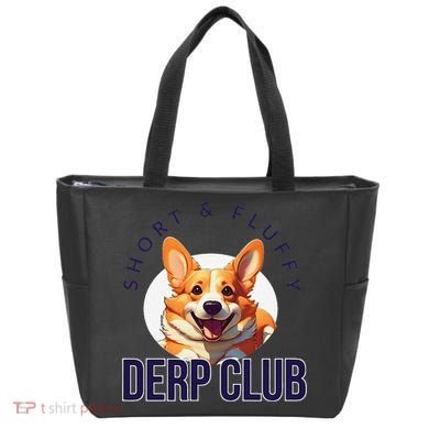 Short & Fluffy Derp Club For Corgis Tote Bag