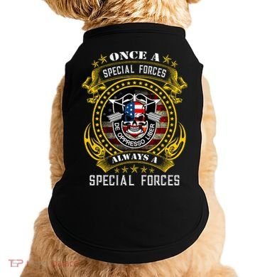 Special Forces De Oppresso Liber Green Beret Skull Doggie Tank
