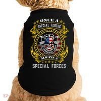 Special Forces De Oppresso Liber Green Beret Skull Doggie Tank thumb 0