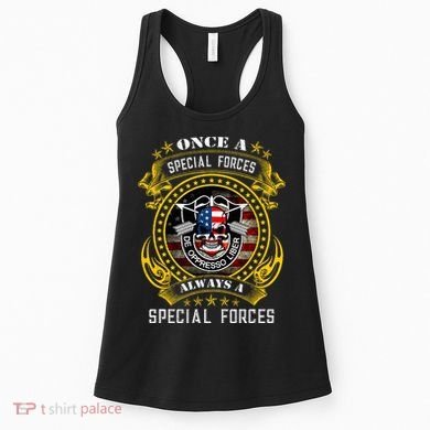 Special Forces De Oppresso Liber Green Beret Skull Women's Tank Top
