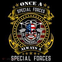 Special Forces De Oppresso Liber Green Beret Skull Visor thumb 3