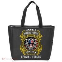Special Forces De Oppresso Liber Green Beret Skull Tote Bag thumb 0