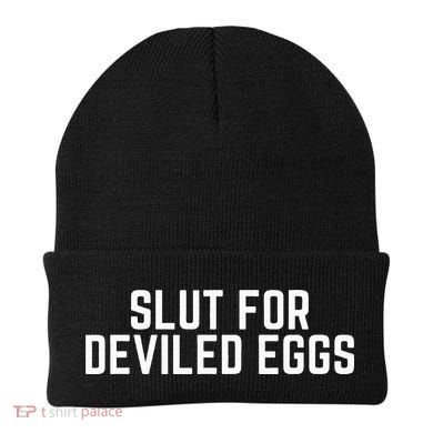 Slut For Deviled Eggs Funny Gag Gift christmas  Beanie