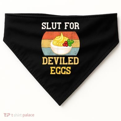 Slut For Deviled Eggs USA-Made Doggie Bandana