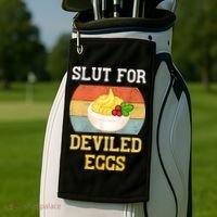 Slut For Deviled Eggs Golf Towel thumb 2