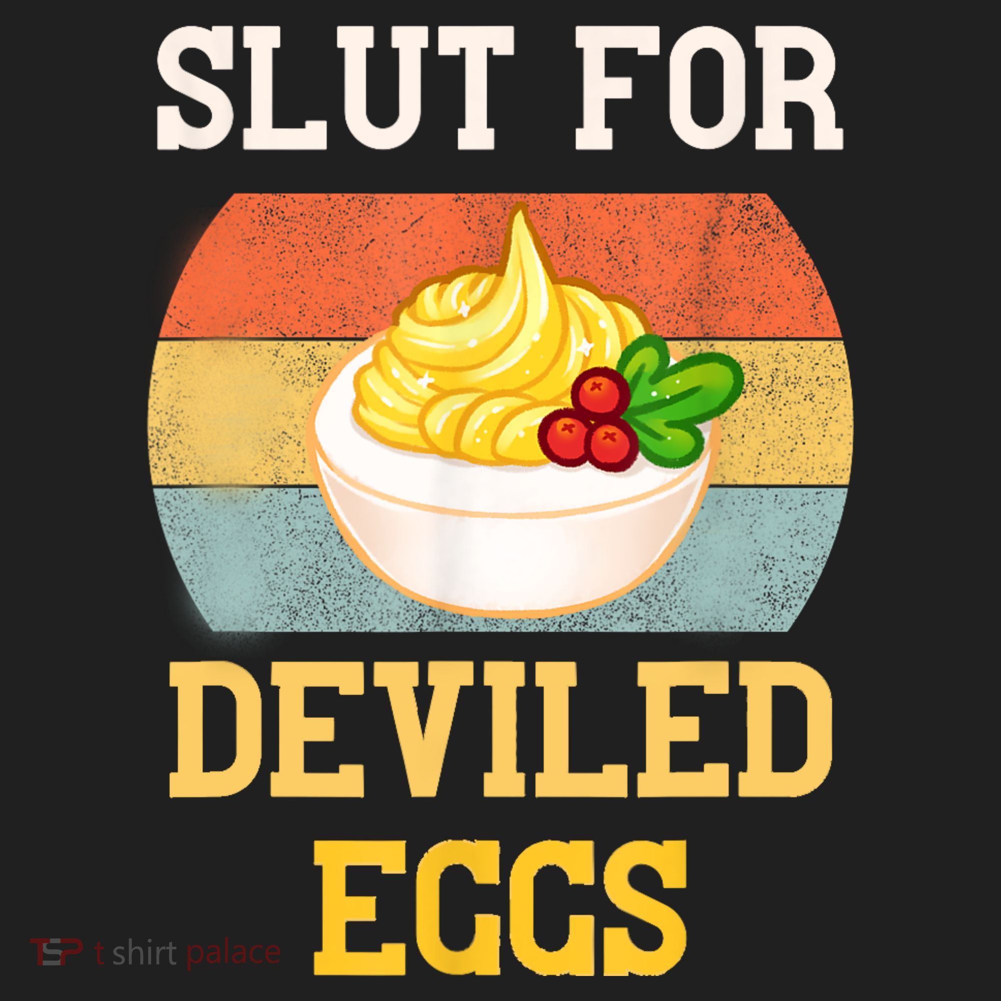 Slut For Deviled Eggs Golf Towel