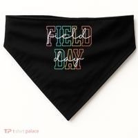 School Field Day Happy Field Day  Teacher Life Summer USA-Made Doggie Bandana thumb 0