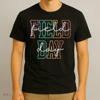 School Field Day Happy Field Day  Teacher Life Summer T-Shirt thumb 3
