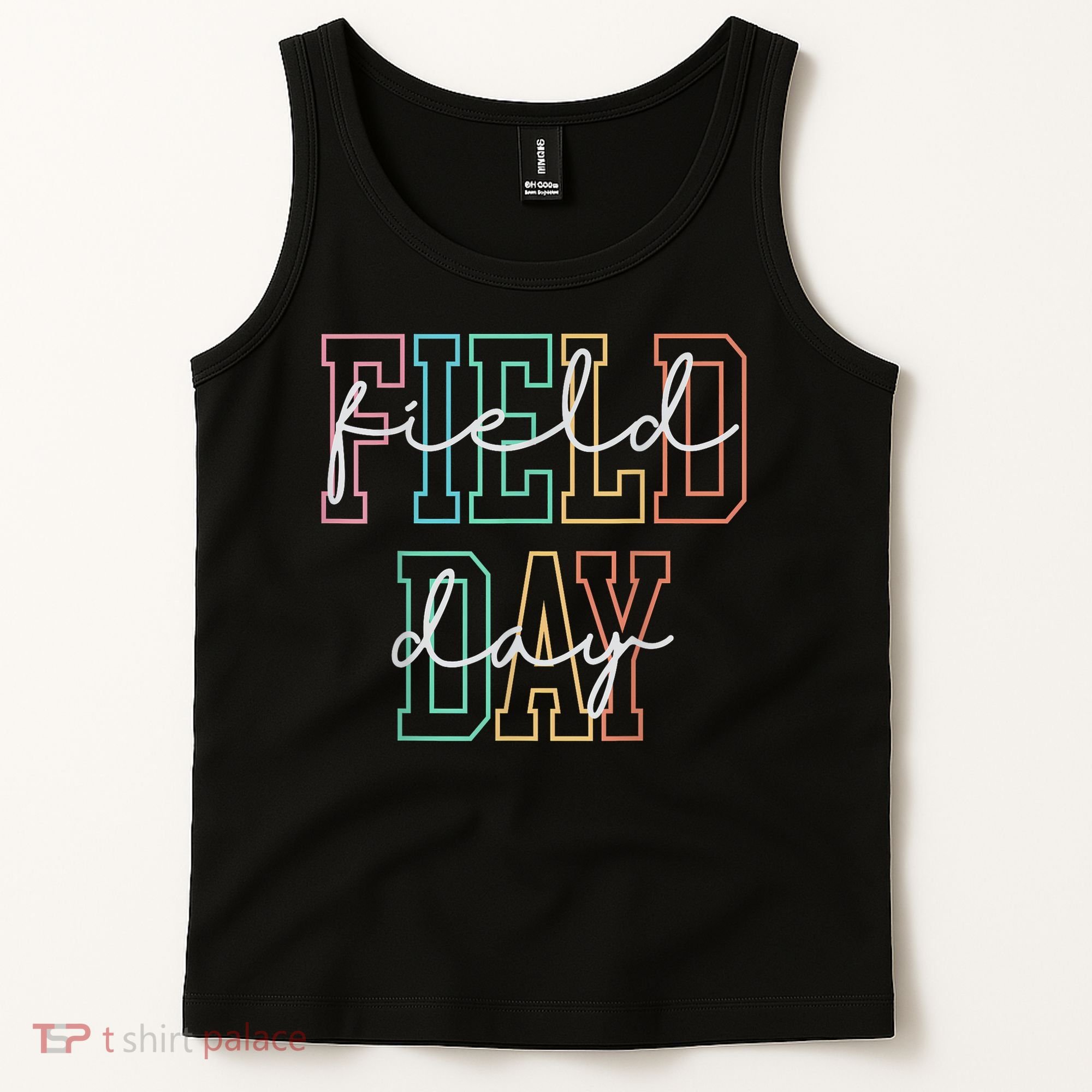 School Field Day Happy Field Day  Teacher Life Summer Tank Top