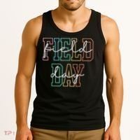 School Field Day Happy Field Day  Teacher Life Summer Tank Top thumb 3